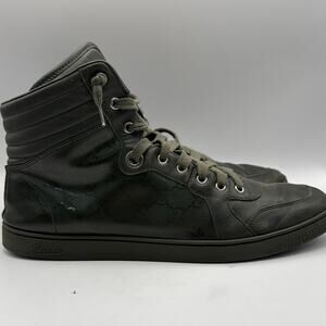 Gucci High‎ Top Sneakers Military Green